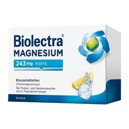 BIOLECTRA Magnijs 243 mg forte Lemon Br.-Tabl., 60 gab