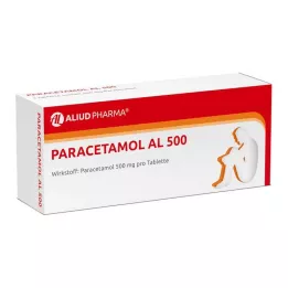 PARACETAMOL AL 500 tabletes, 20 gab