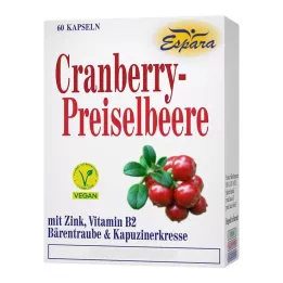 CRANBERRY PREISELBEERE kapsulas, 60 gab