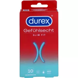 DUREX Īstas sajūtas slim fit prezervatīvi, 10 gab