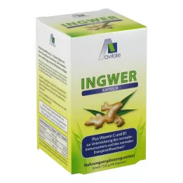 INGWER 500 mg kapsulas+vitamīns B1+C, 90 gab