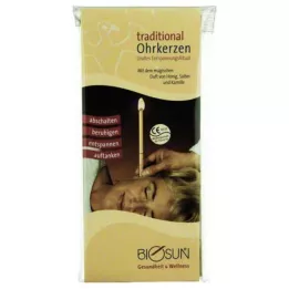 BIOSUN Tradicionālās ausu sveces, 10 gab