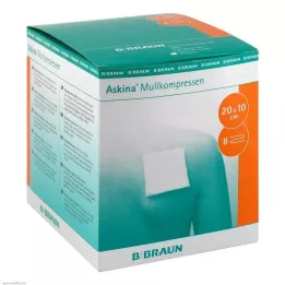 ASKINA Marles kompreses 10x20 cm sterilas, 25X2 gab
