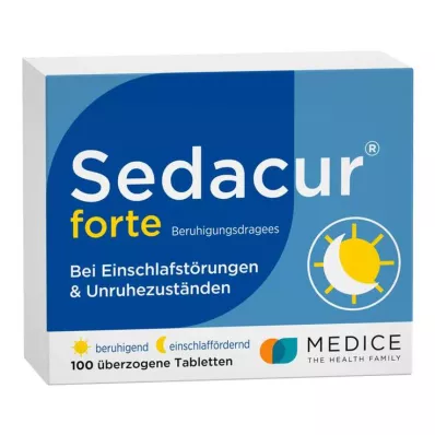 SEDACUR forte nomierinošas tabletes, 100 gab SEDACUR forte nomierinošas tabletes, 100 gab