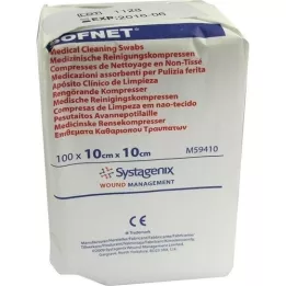 SOFNET Stomas kompreses 10x10 cm nesterilas, 100 gab