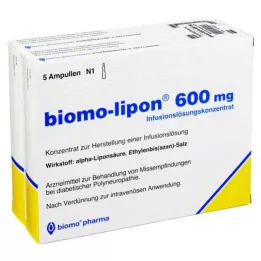 BIOMO-lipons 600 mg ampulas, 10 gab