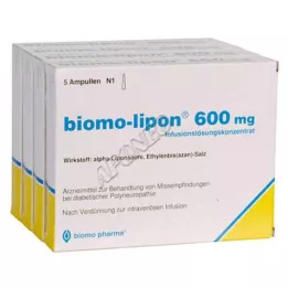 BIOMO-lipons 600 mg ampulas, 20 gab