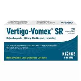 VERTIGO-VOMEX SR Ilgstošas darbības kapsulas, 20 gab