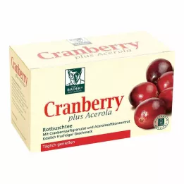 CRANBERRY ACEROLA Baders filtru maisiņi, 20 gab
