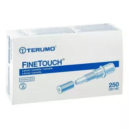 TERUMO FineTouch vienreizējās lietošanas lancetes, 250 gab