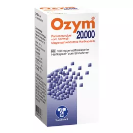 OZYM 20 000 zarnās šķīstošās cietās kapsulas, 100 gab