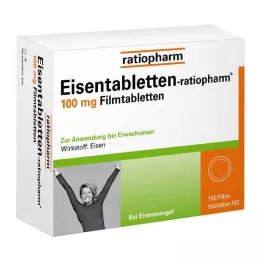 EISENTABLETTEN-ratiopharm 100 mg apvalkotās tabletes, 100 gab
