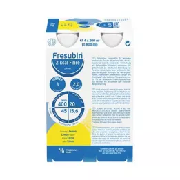 FRESUBIN 2 kcal Šķiedra DRINK Citronu pudele, 24X200 ml