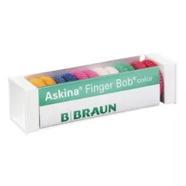 ASKINA Finger Bob krāsaina, 6 gab