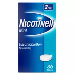 NICOTINELL Pastilas 2 mg Mint, 36 gab