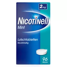 NICOTINELL Pastilas 2 mg Mint, 96 gab