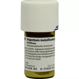 ARGENTUM METALLICUM praeparatum D 12 Triturācija, 20 g