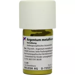 ARGENTUM METALLICUM praeparatum D 8 Triturācija, 20 g