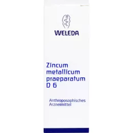 ZINCUM METALLICUM PRAEPARATUM D 6 Triturācija, 20 g