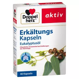 DOPPELHERZ Aukstās kapsulas eikalipta eļļa, 40 gab
