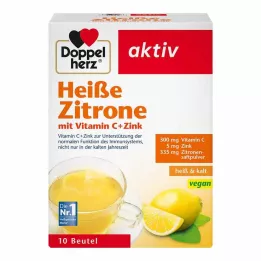 DOPPELHERZ karstā citrona C vitamīns+cinka granulas, 10 gab