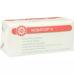 NOBATOP 8 kompreses 5x5 cm nesterilas, 100 gab