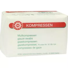 MULLKOMPRESSEN 7,5x7,5 cm nesterils 8 virzienu, 100 gab