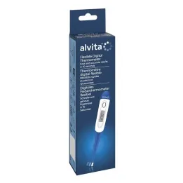 Alvita digitālais klīniskais termometrs elastīgs, 1 gab