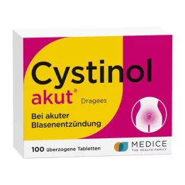 CYSTINOL akūtās dražejas, 100 gab