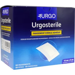 URGOSTERILE Brūču pārsējs 90x100 mm sterils, 50 gab