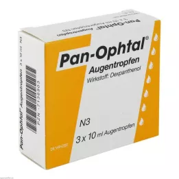 PAN OPHTAL Acu pilieni, 3X10 ml
