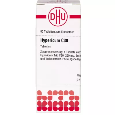 HYPERICUM C 30 tabletes, 80 gab HYPERICUM C 30 tabletes, 80 gab