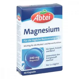 Abbey Magnesium kapsulas (40 gab.)