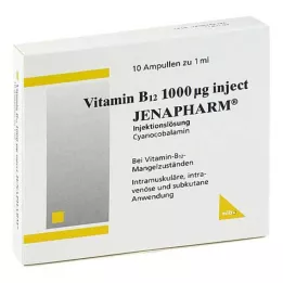 VITAMIN B12 1000 μg Inject Jenapharm ampulas, 10X1 ml