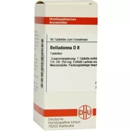 BELLADONNA D 8 tabletes, 80 gab