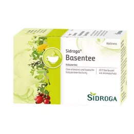 SIDROGA Wellness Base tējas filtra maisiņi, 20X1,5 g