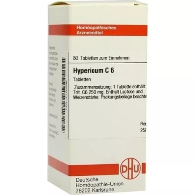 HYPERICUM C 6 tabletes, 80 gab