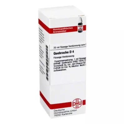 QUEBRACHO D 4 Atšķaidījums, 20 ml