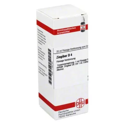 ZINGIBER D 4 Atšķaidījums, 20 ml