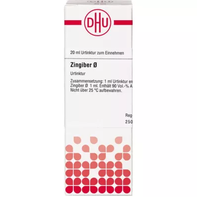 ZINGIBER Mātes tinktūra, 20 ml