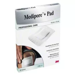 MEDIPORE+Pad 3M 10x15cm 3569NP ģipsis, 5gab