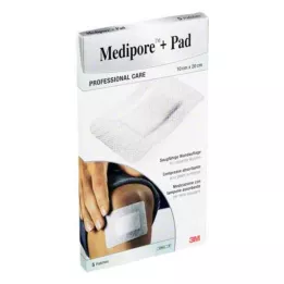 MEDIPORE+Pad 3M 10x20cm 3570NP ģipsis, 5gab