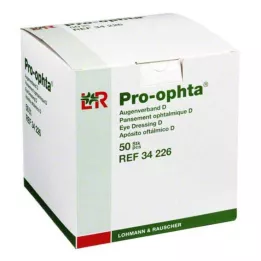 PRO-OPHTA Acu pārsējs D, 50 gab