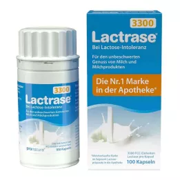 LACTRASE 3300 FCC kapsulas, 100 gab