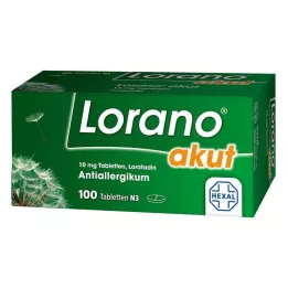 LORANO akūtas tabletes, 100 gab