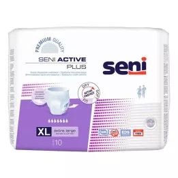 SENI Active Plus nesaturēšanas biksītes vienreiz XL, 10 gab