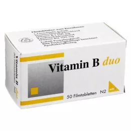 VITAMIN B DUO apvalkotās tabletes, 50 gab