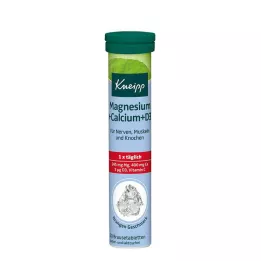 KNEIPP Magnija+Kalcija putojošās tabletes, 20 gab