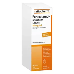 PARACETAMOL-ratiopharm šķīdums, 100 ml