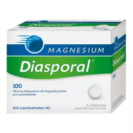 MAGNESIUM DIASPORAL 100 pastilas, 100 gab